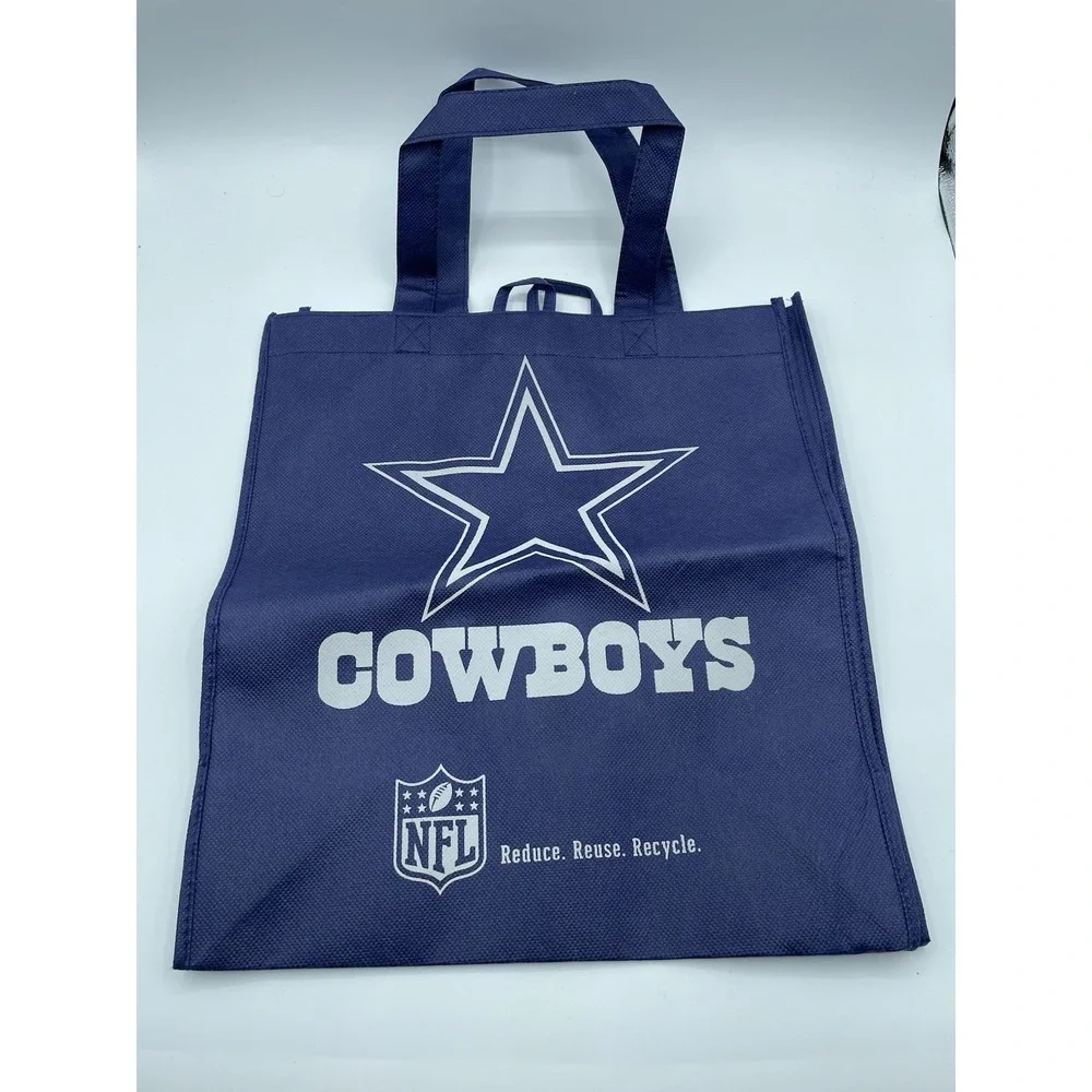 Dallas Cowboys Reusable Bag Forever Shopping Reduce Reuse Recycle Groceries NFL